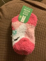 Kids Unicorn Fuzzy Socks 5-6.5