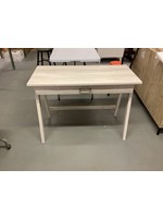 Paulo Wood Writing Desk with Drawer White Wash - Project 62