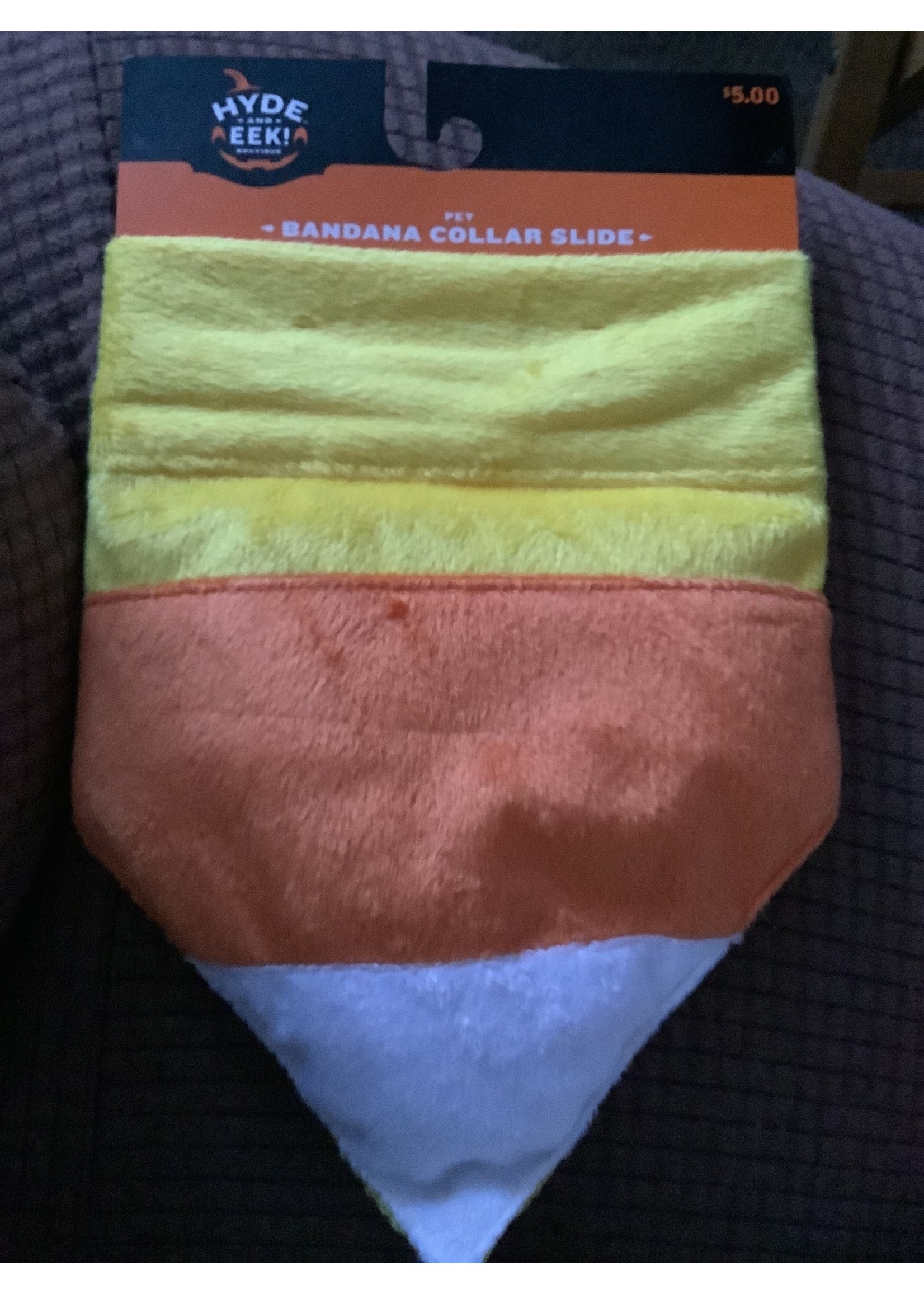 Candy Corn Pet Bandana Collar Slide