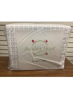 Full Printed Pattern Sheet Set Blue Triangle - Azalea Skye