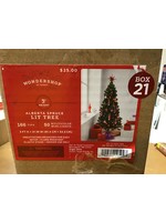 Box damage- 3ft Pre-Lit Alberta Spruce Artificial Christmas Tree Multicolor Lights - Wondershop