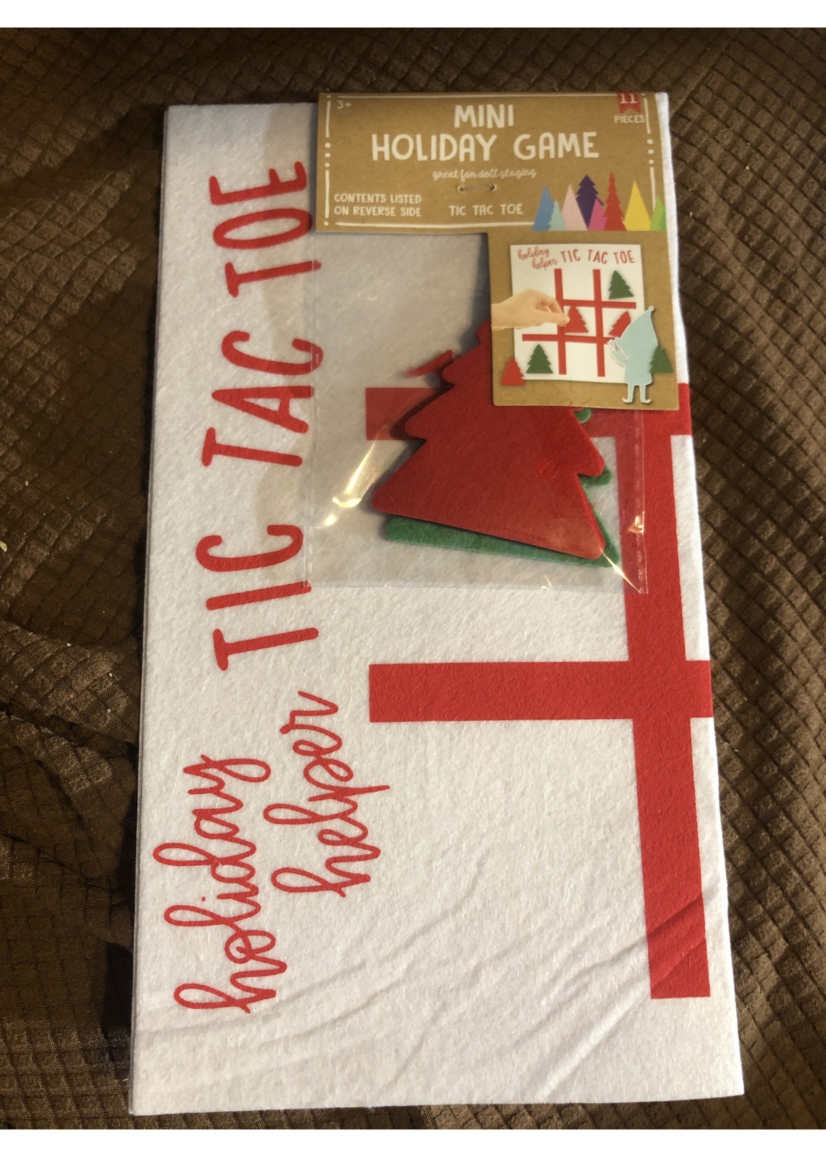 Holiday Helper Mini Game (for 11.8” elf doll) TicTacToe