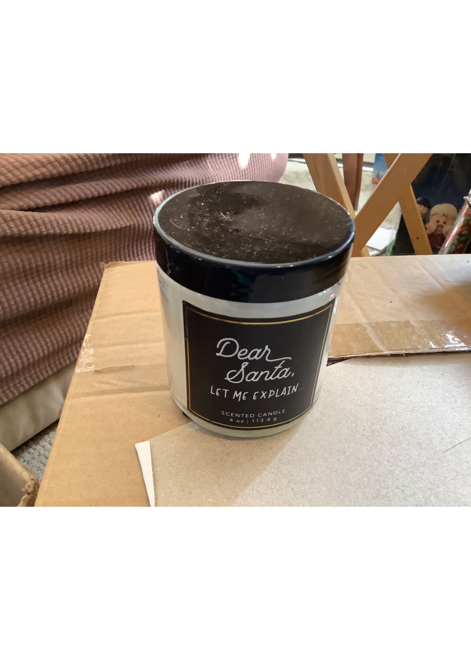 Blazed Candle Co. - Dear Santa We need a little help here. K? Thx 🤓  Love, all the Mom's & Daddy-o's. Shop now:  # christmas #candles #soycandles #funnychristmas #momlife #dadlife