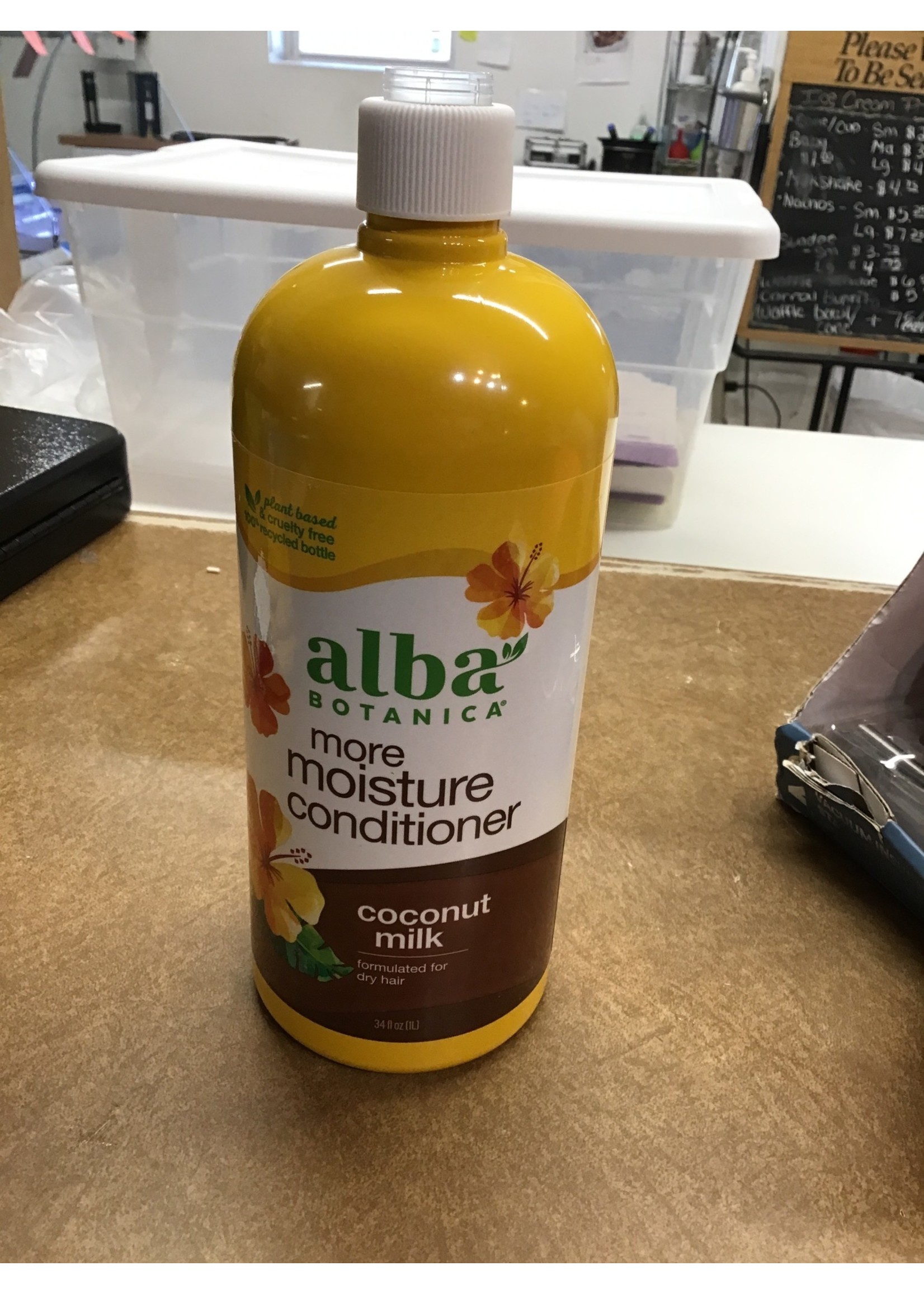 Alba Moisturizer and Conditioner no lid