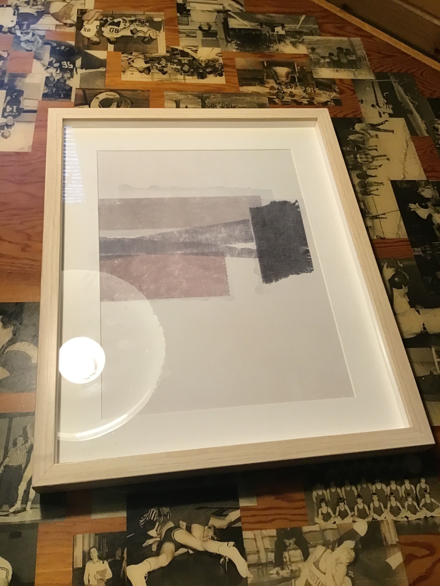 16 x 20 Neutral Collage Framed Wall Art Threshold D3 Surplus Outlet