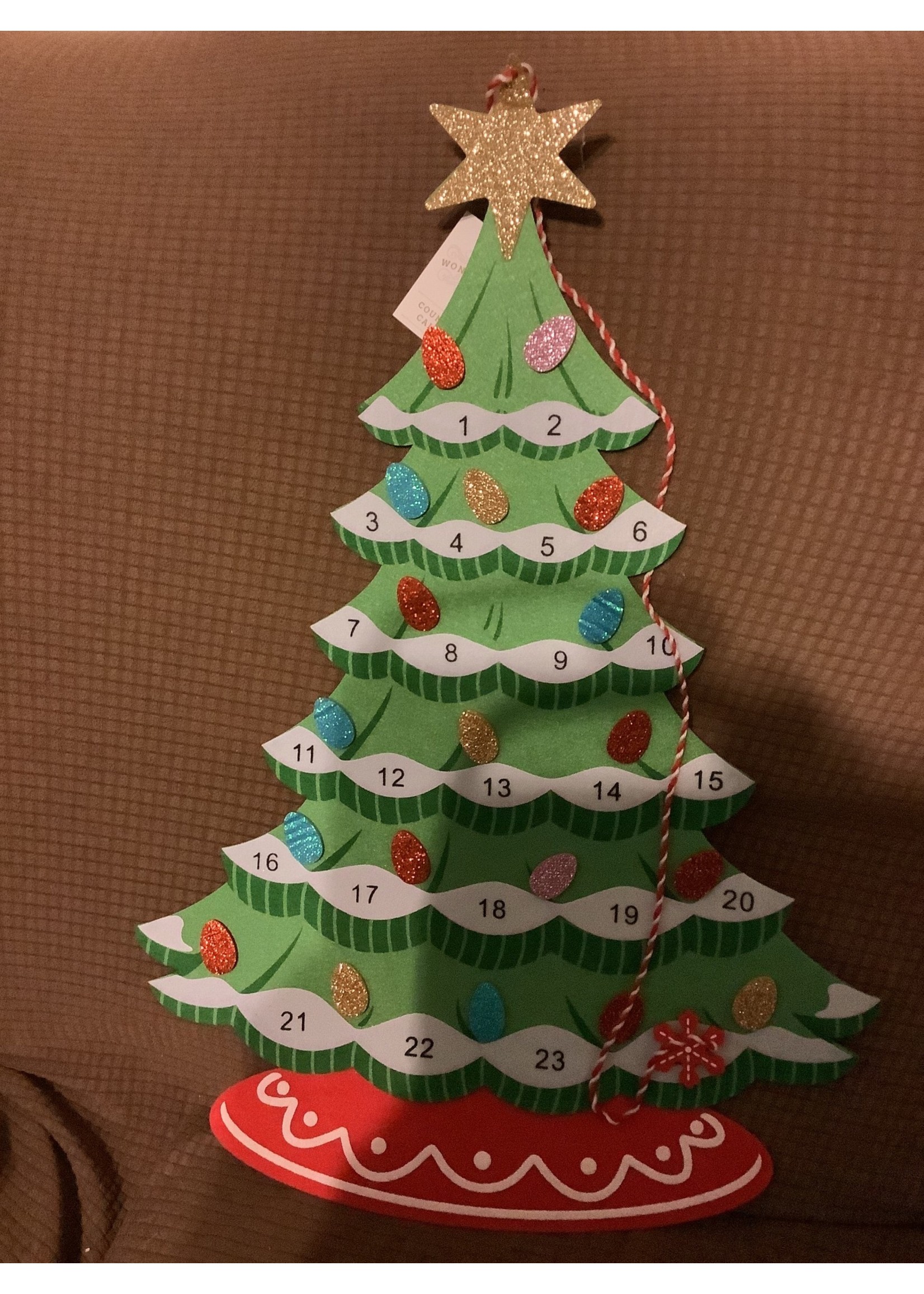 Countdown Calendar Christmas Tree