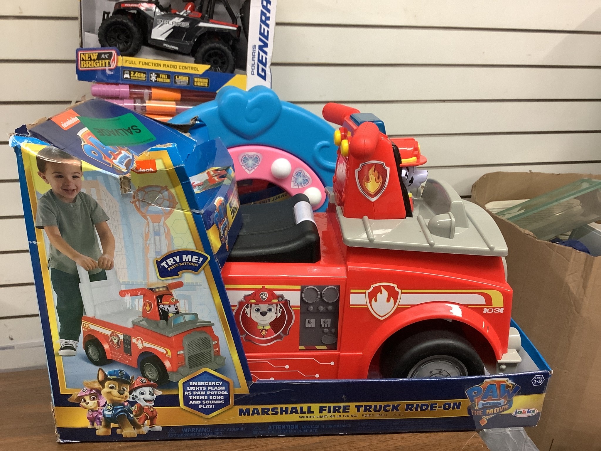 marshall paw patrol fire truck ride on