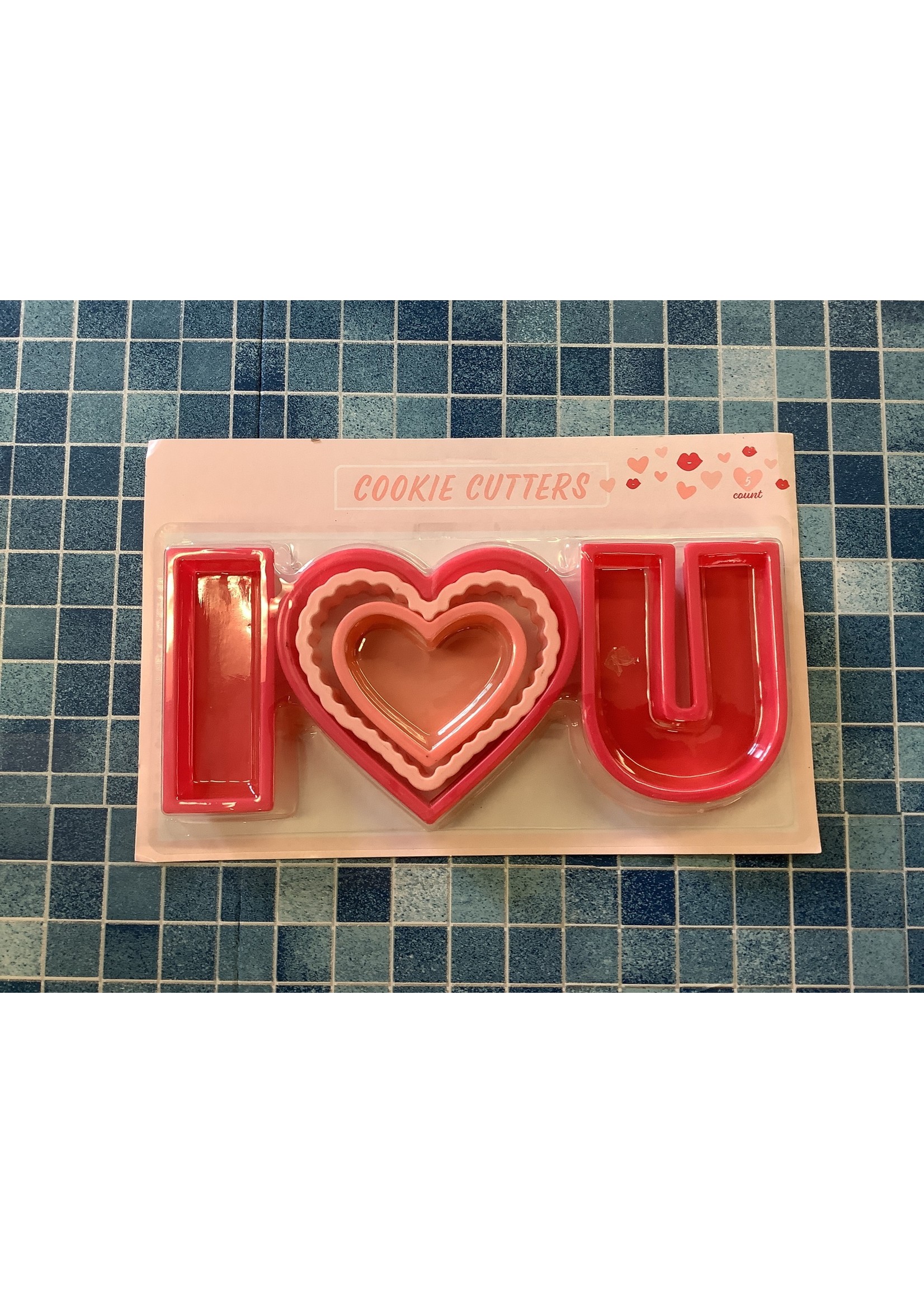 I love you cookie cutters