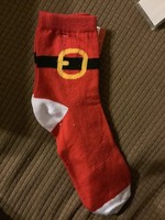 Womens Socks 9-11 Santa Buckle