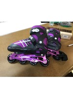 Box damage- Airwalk In-line Skates Youth 5-8 Purple Brand New