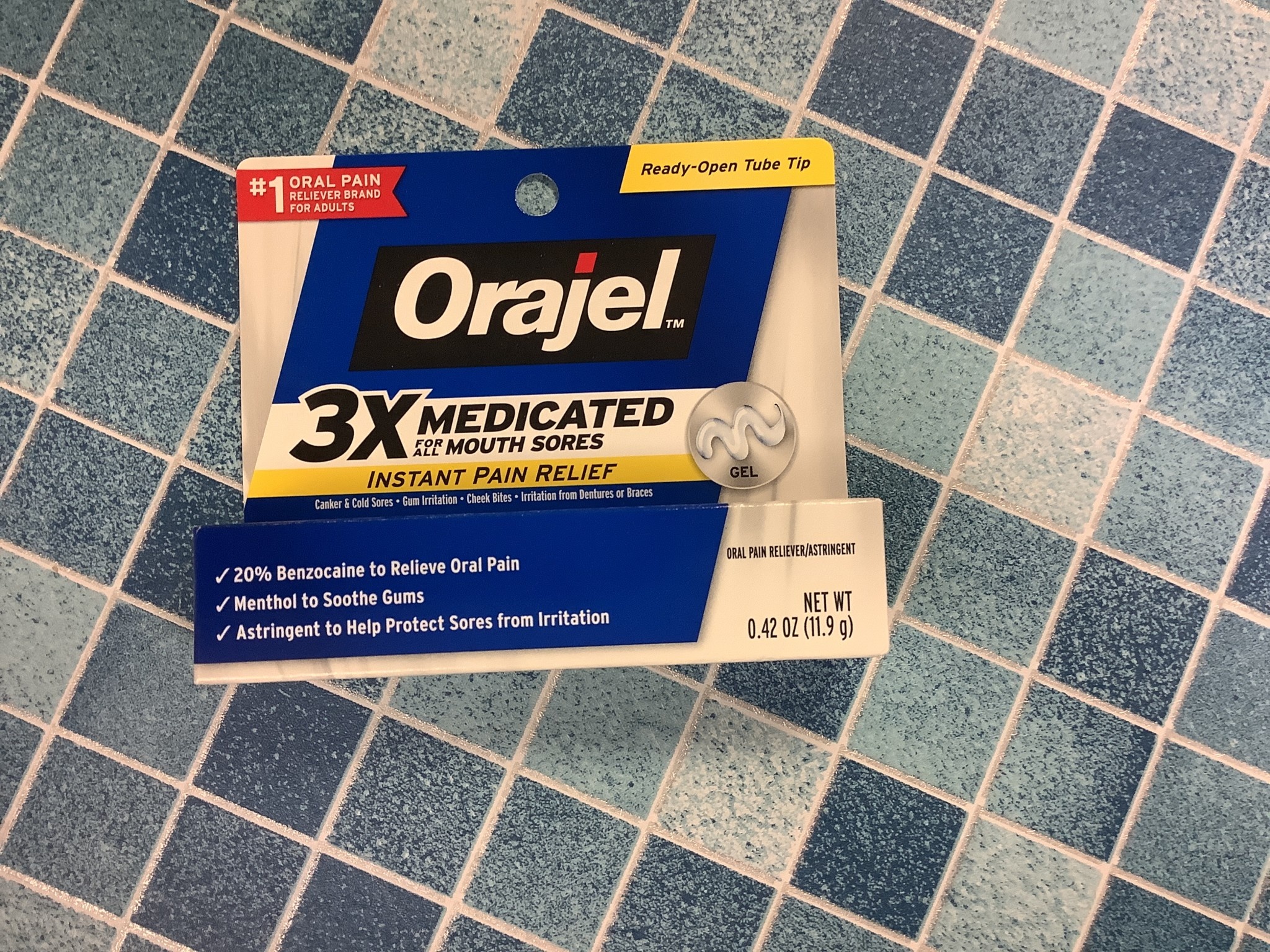 Orajel 3X Medicated For All Mouth Sores Gel 0.42oz D3 Surplus Outlet