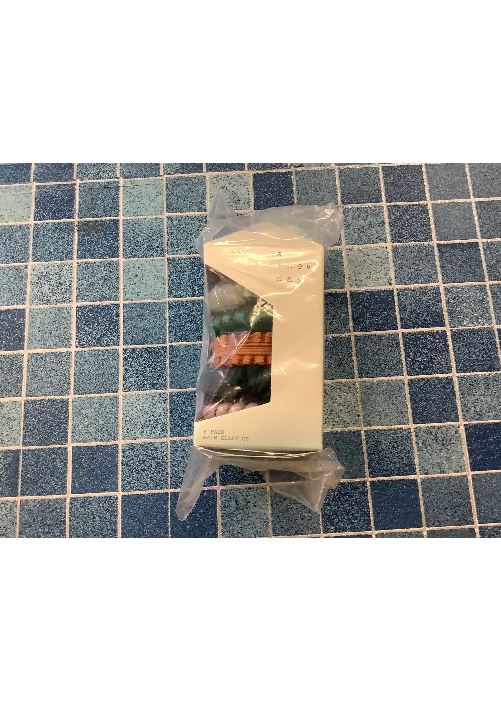 Multi Mixed Pony Hair Elastic Set 5pc - A New Day Earth Tones