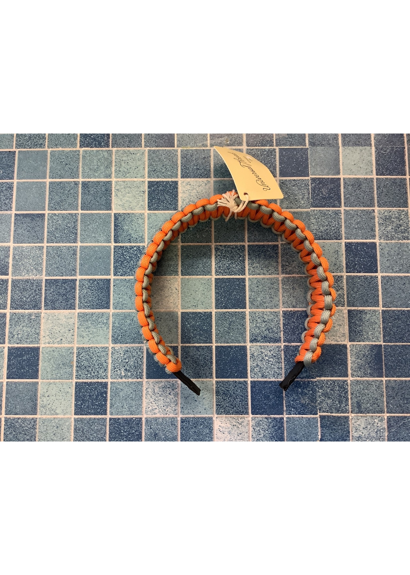 Paracord Headband - Universal Thread Blue/Orange