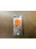 Number 8 Glitter Candle Orange/Gold - Spritz