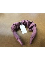 Satin Puff Scrunch Headband - A New Day Mauve