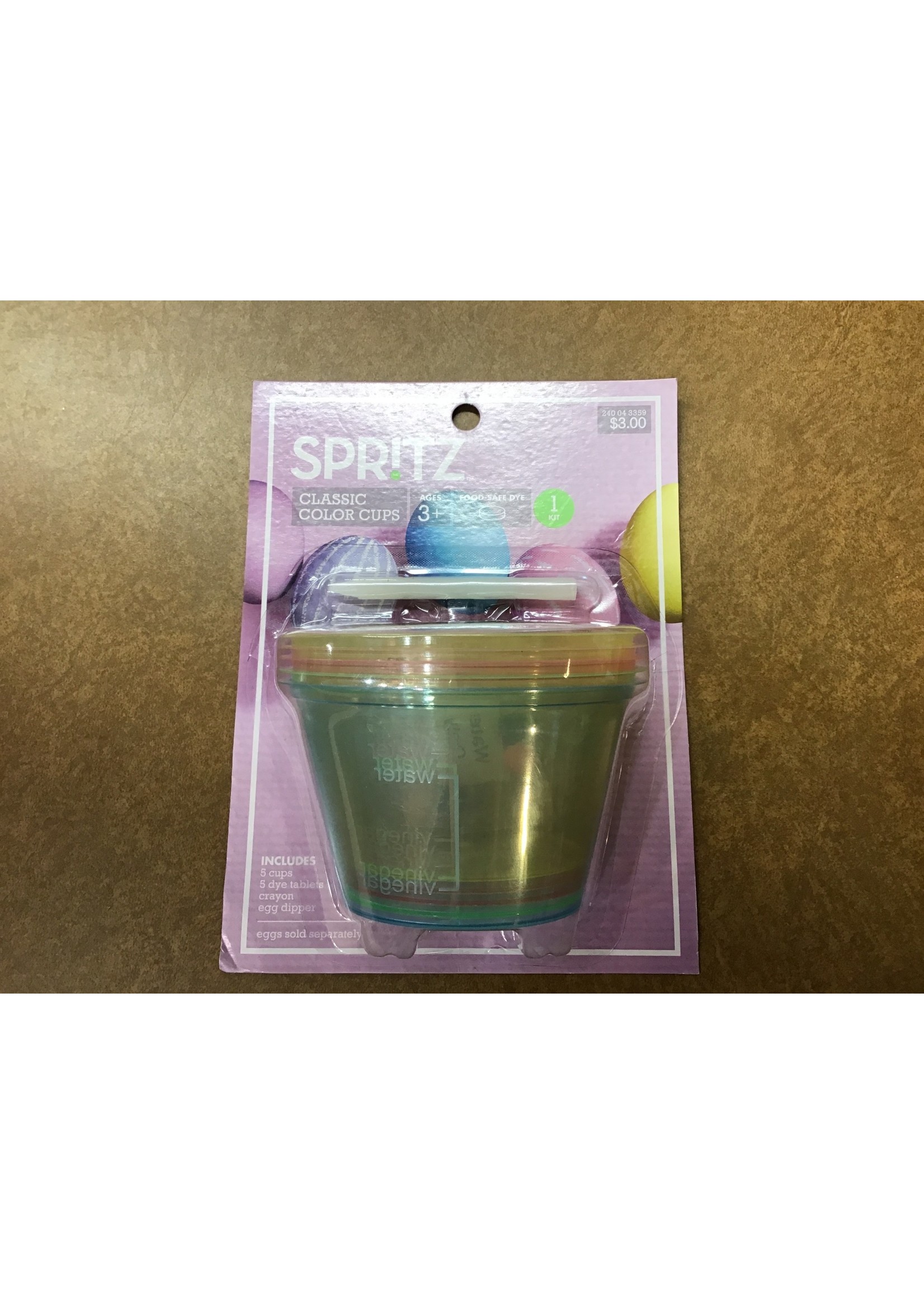 Basic Color Easter Cups - Spritz