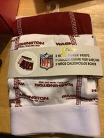 NFL Washington Football Team Boys' 2pk Boxer Briefs XS