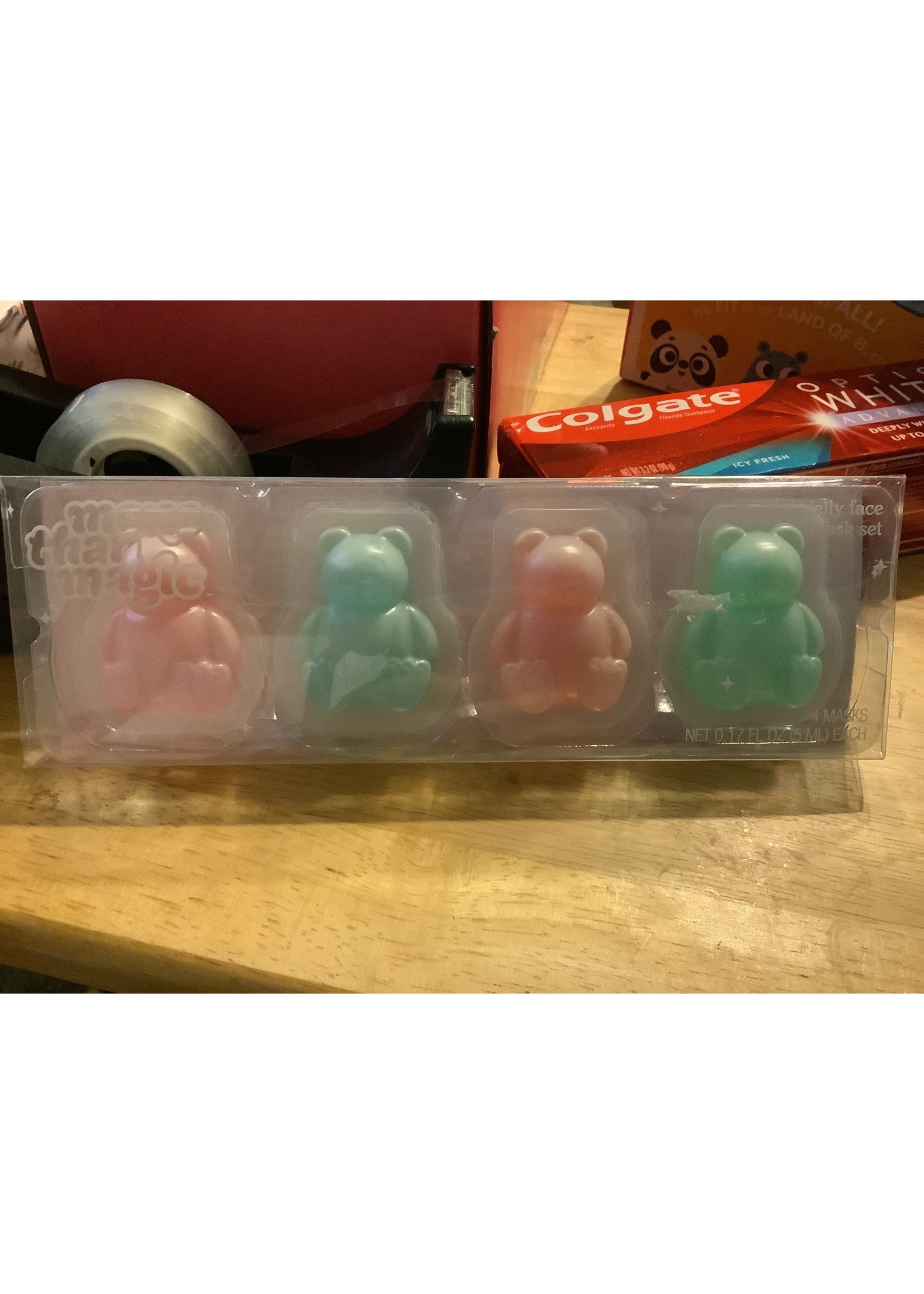 Gummy Bear Jelly Pod Mask Set - 4ct/0.17 fl oz - More Than Magic