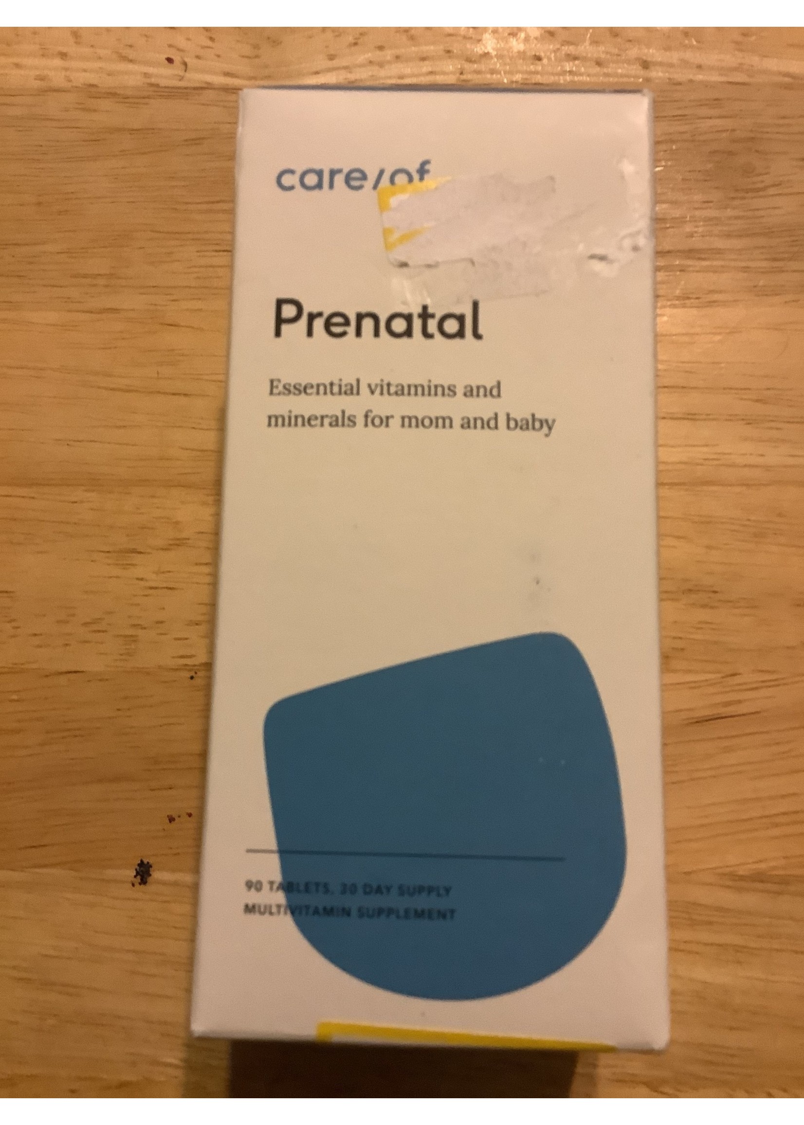 Care/of Prenatal 90 tablets Supplements