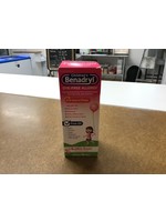 Children's Benadryl Dye-Free Allergy Relief Liquid - Bubble Gum - Diphenhydramine - 4 fl oz