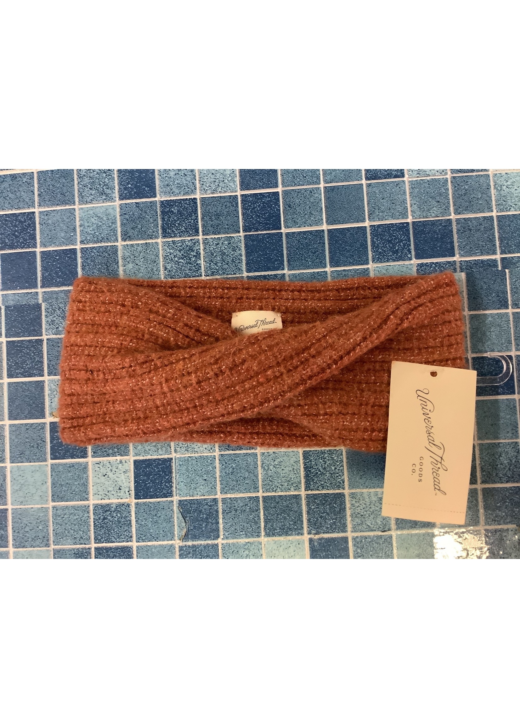 Women's Rib Headband - Universal Thread Rust