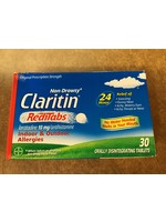 Claritin Allergy Relief 24 Hour Non-Drowsy Loratadine RediTab Dissolving Tablets - 30ct