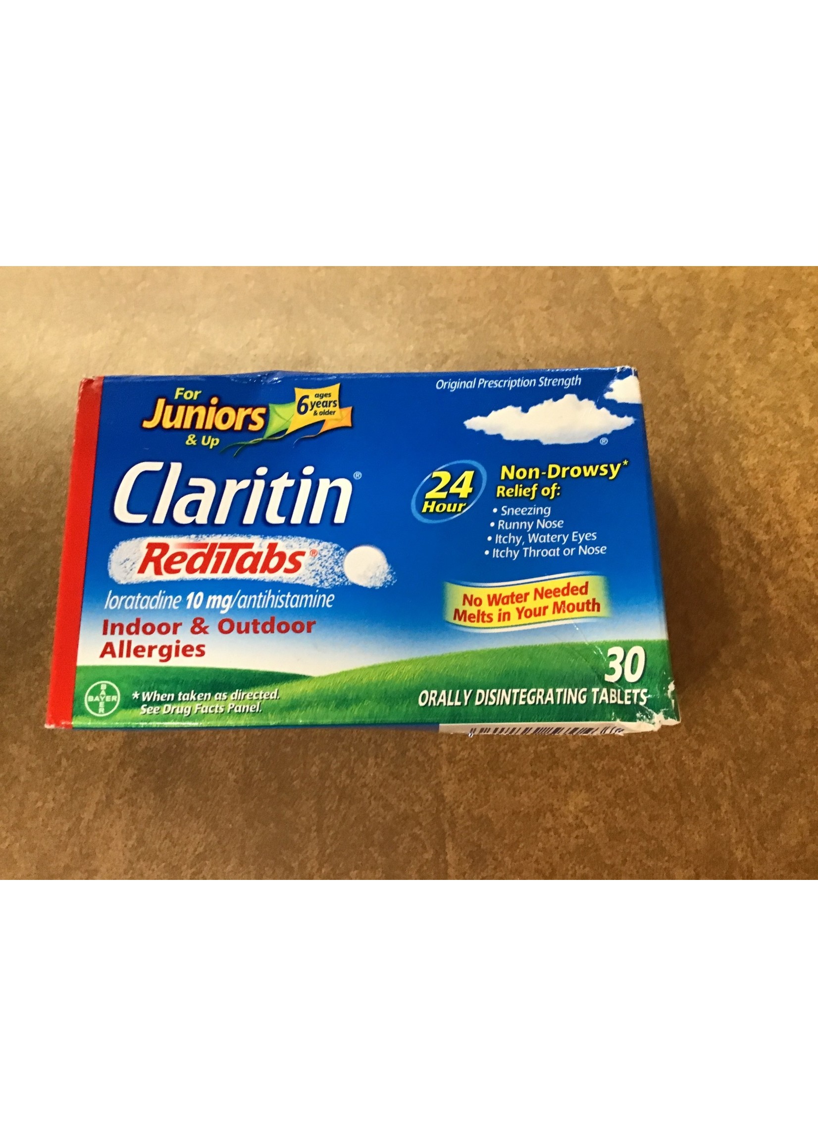 *box damage* Claritin Children's Loratadine Allergy Relief 24 Hour Non-Drowsy RediTab Dissolving Tablets - 30ct