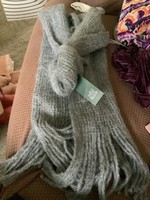 Women's Solid Blanket Scarf - Wild Fable Gray