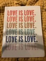 Love is Love - Journal Notebook w/ graph paper