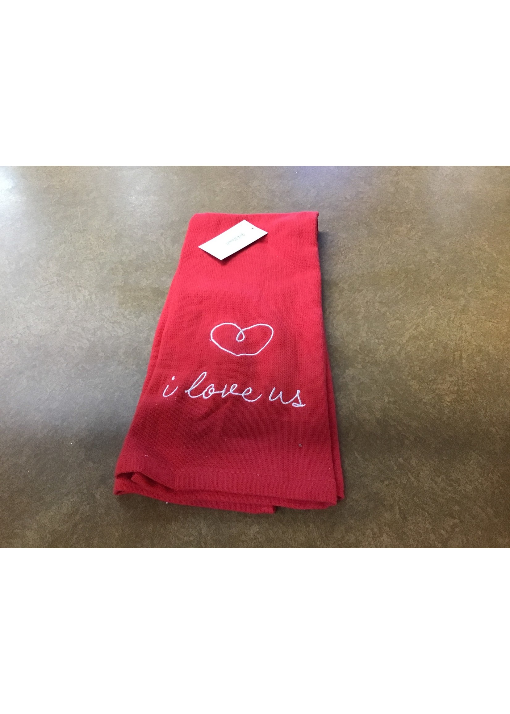 *only one* 2 count Valentine Dish Towel