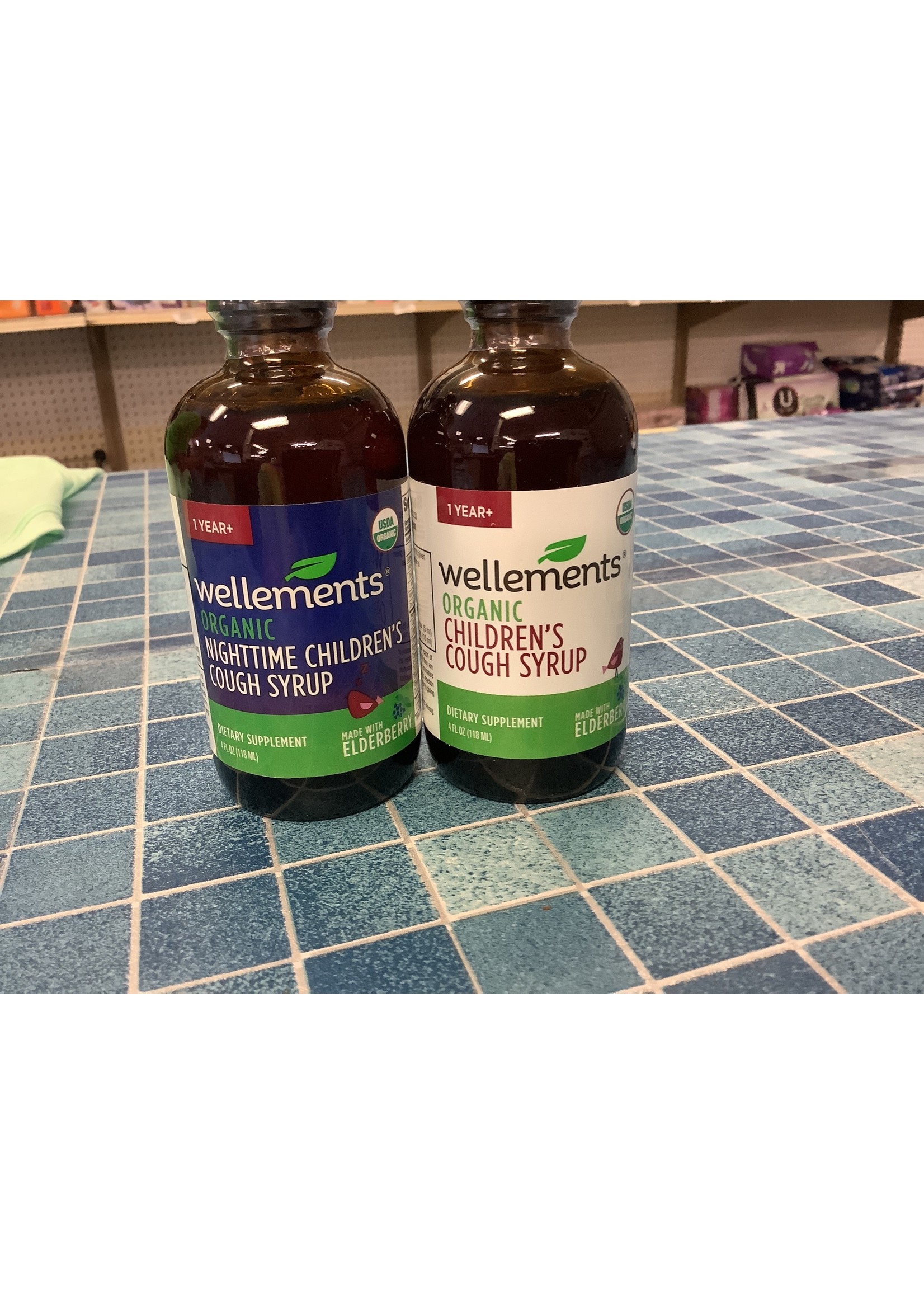 *No Box* Wellements Organic Day & Night Baby Cough Syrup - 2pk/4 fl oz