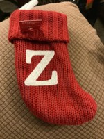 Monogrammed Mini Stocking “Z” Wondershop