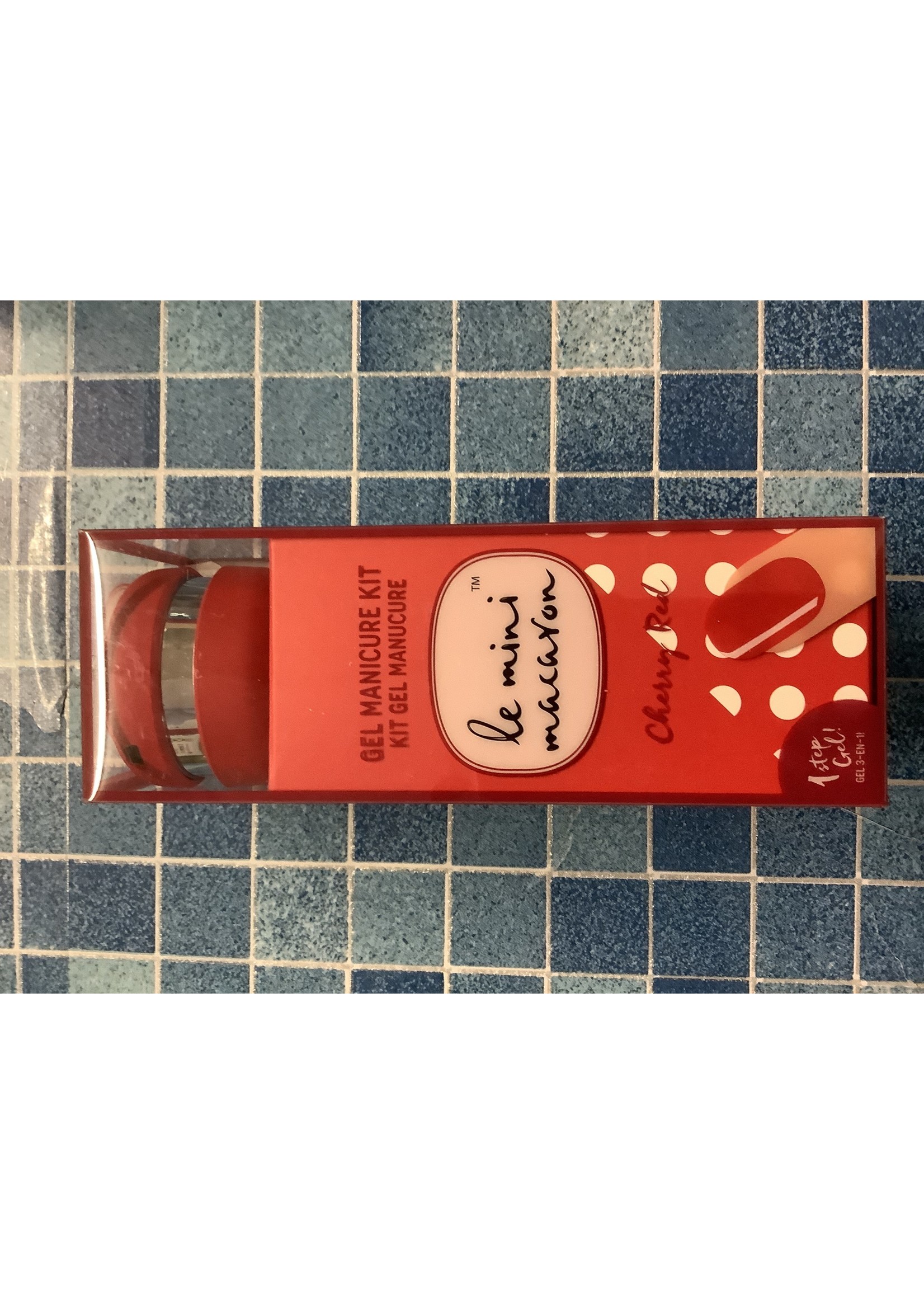 Le Mini Macaron Mini Gel Nail Polish Kit - Cherry Red - 5ct