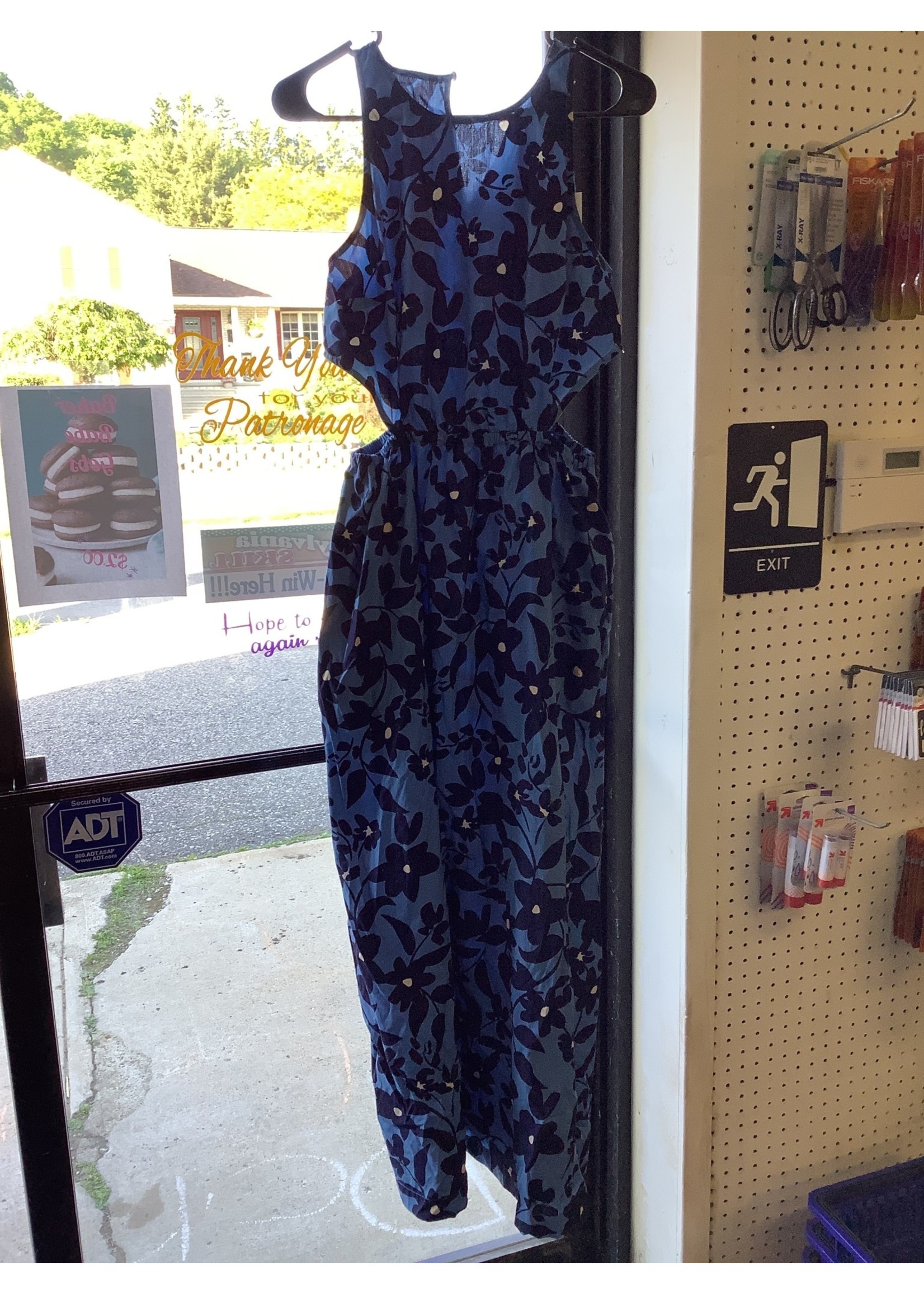 Who What Where Size S Blue Floral Dress