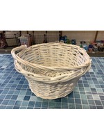 12" Willow Easter Basket White - Spritz