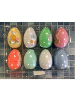 *Damaged Packaging* 8ct Plastic Fashion Easter Egg Bunny Design - Spritz