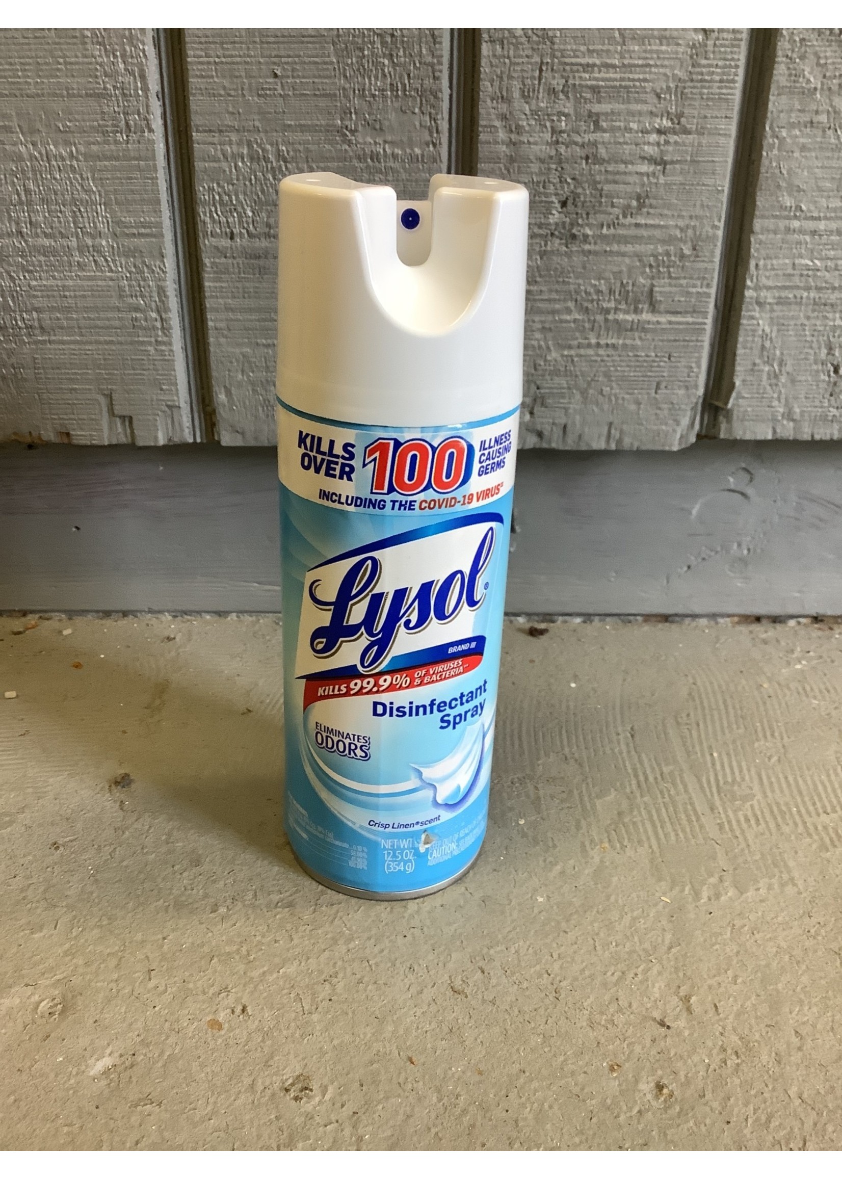 Lysol Crisp Linen Scented Disinfectant Spray - 12.5oz
