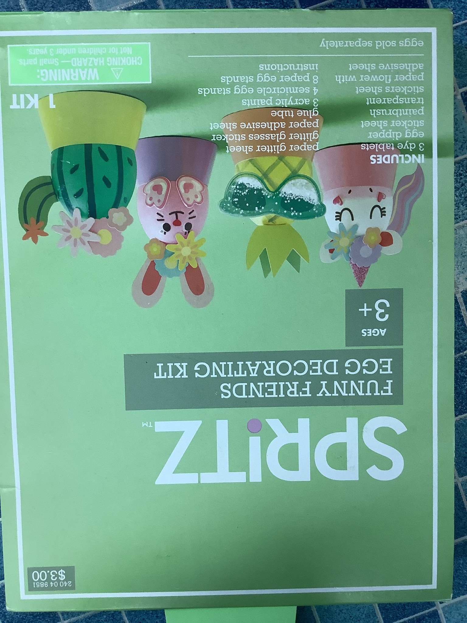 Funny Friends Easter Egg Decorating Kit Spritz D3 Surplus Outlet