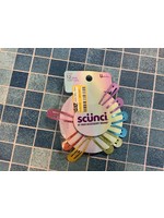 scunci Glitter Rainbow Snap Clips - 12pk *missing 3*