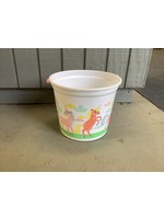 Jumbo Plastic Easter Bucket Printed Unicorn - Spritz