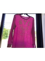 Pink long sleeve NY tennis shirt xxl