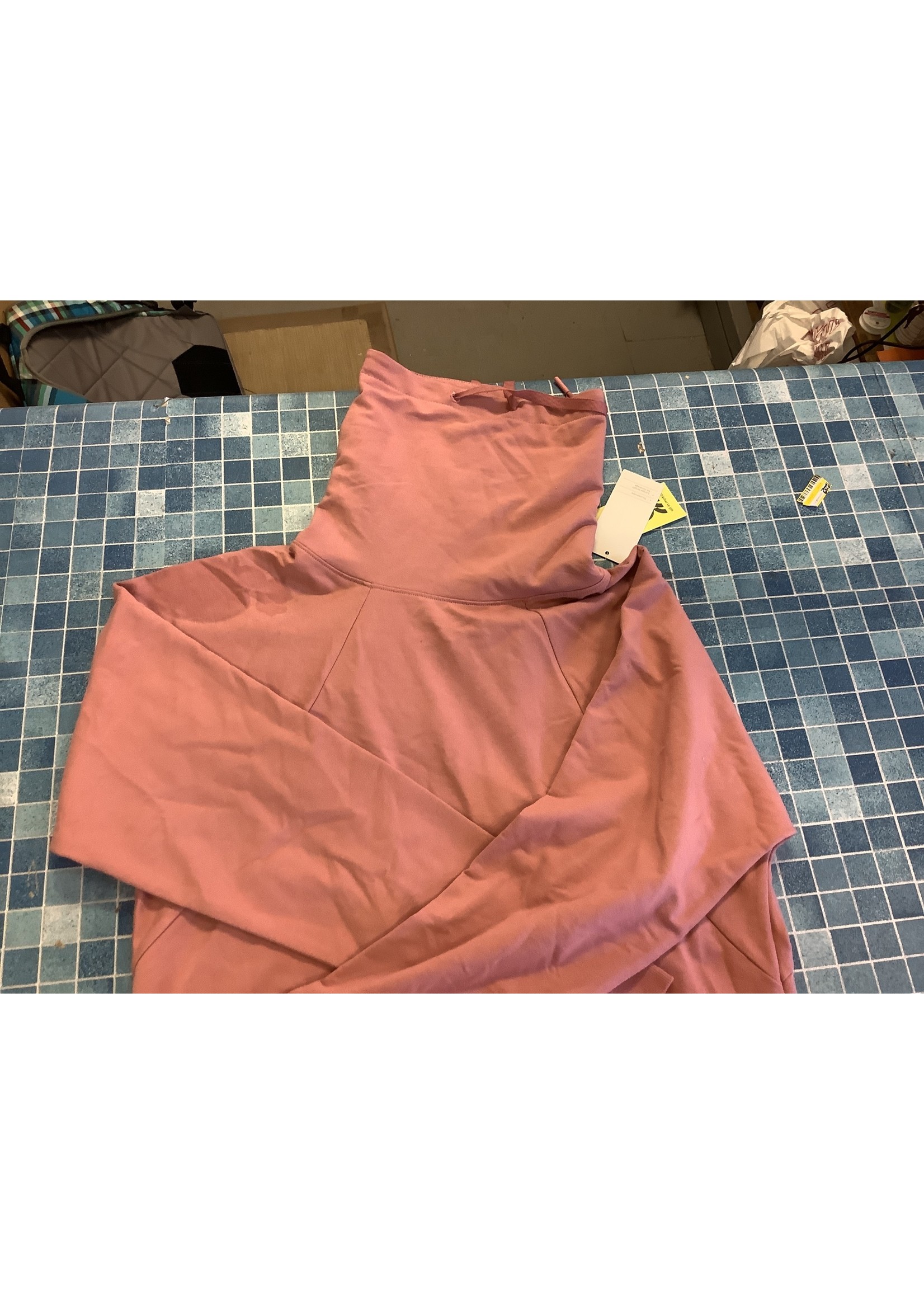 *Stain on Shoulder* Pink Funnel Neck Tunic M