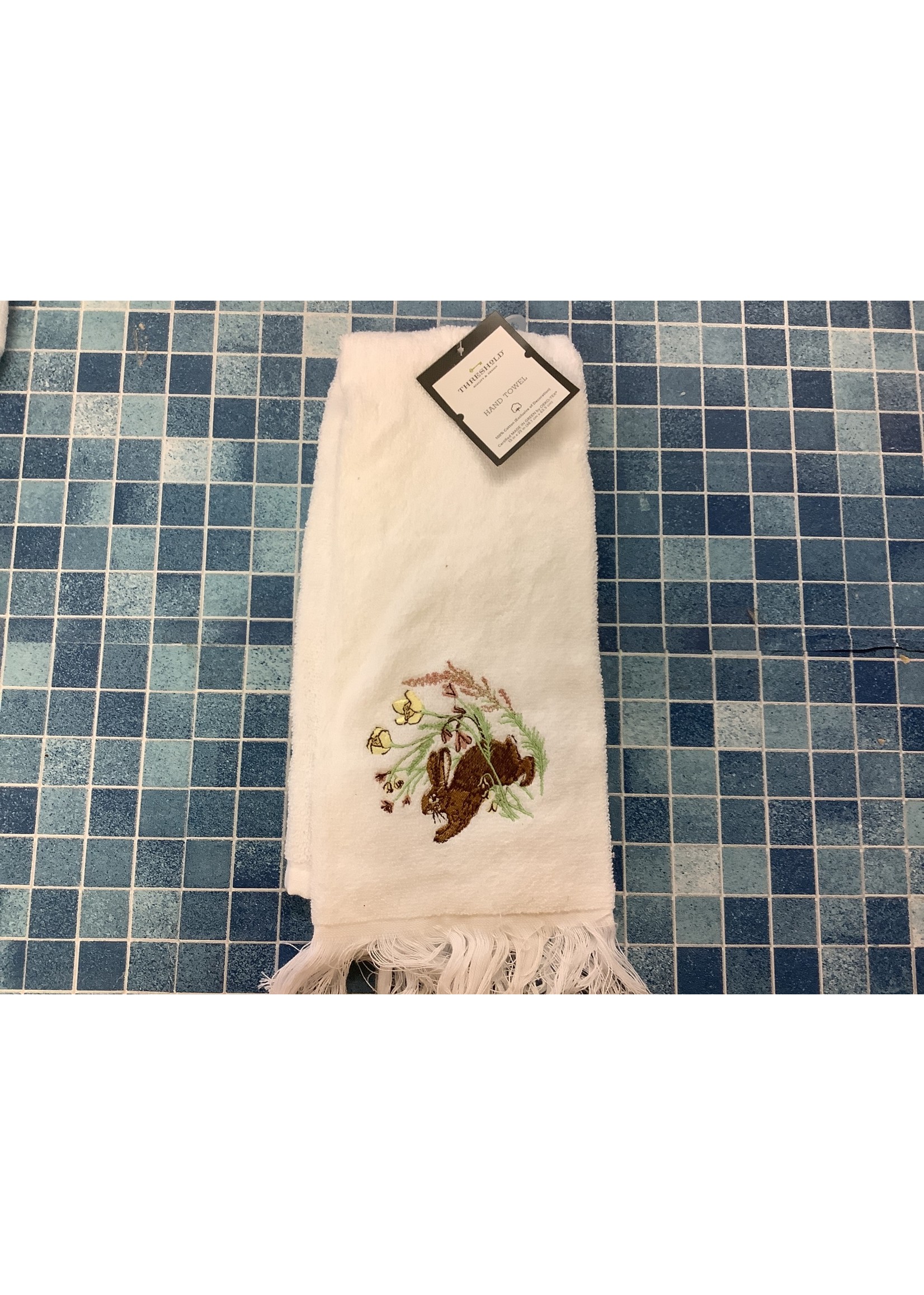 Threshold White Bunny Hand Towel