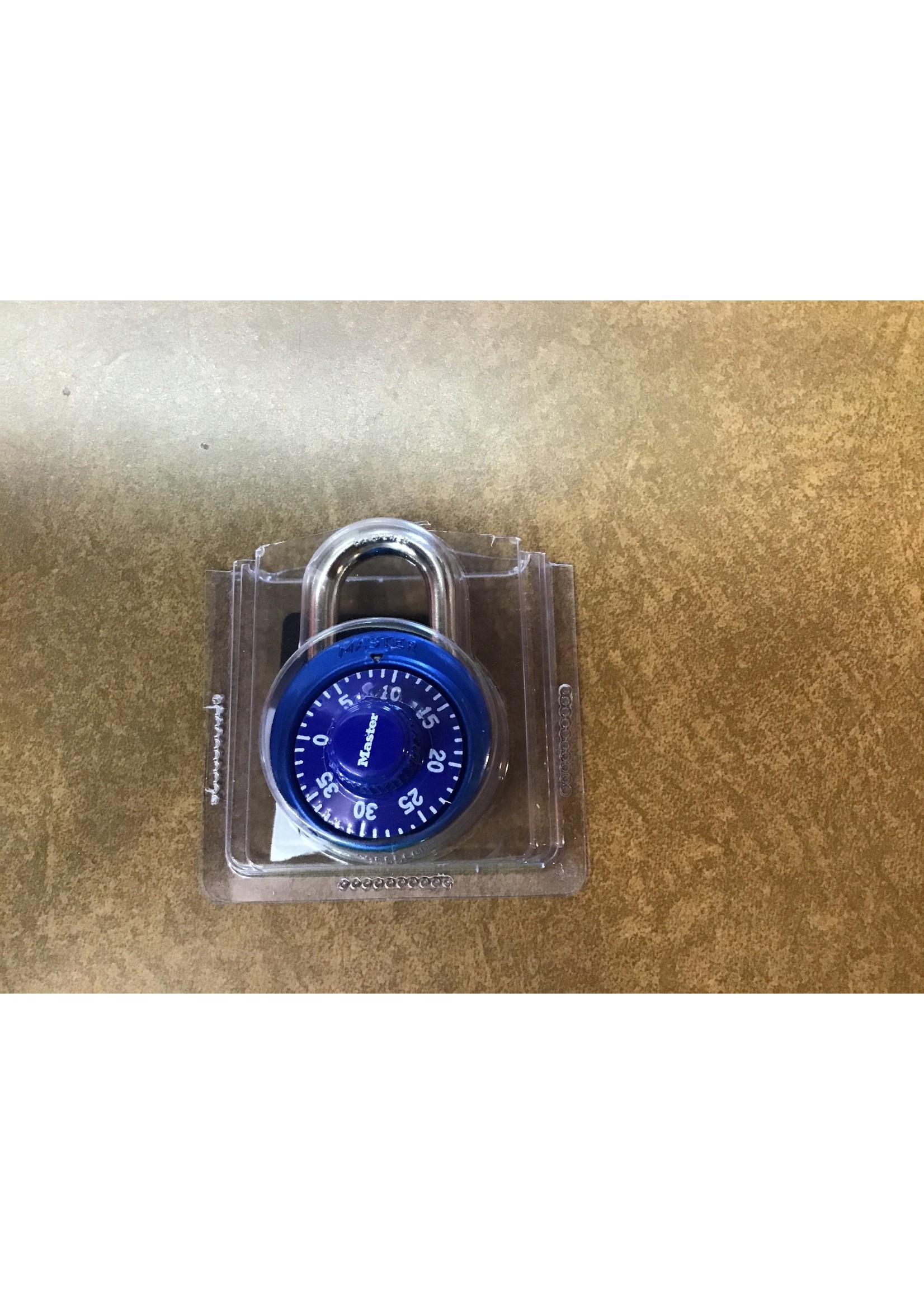 *open package* Master Lock 1 7/8"  Combination Lock blue