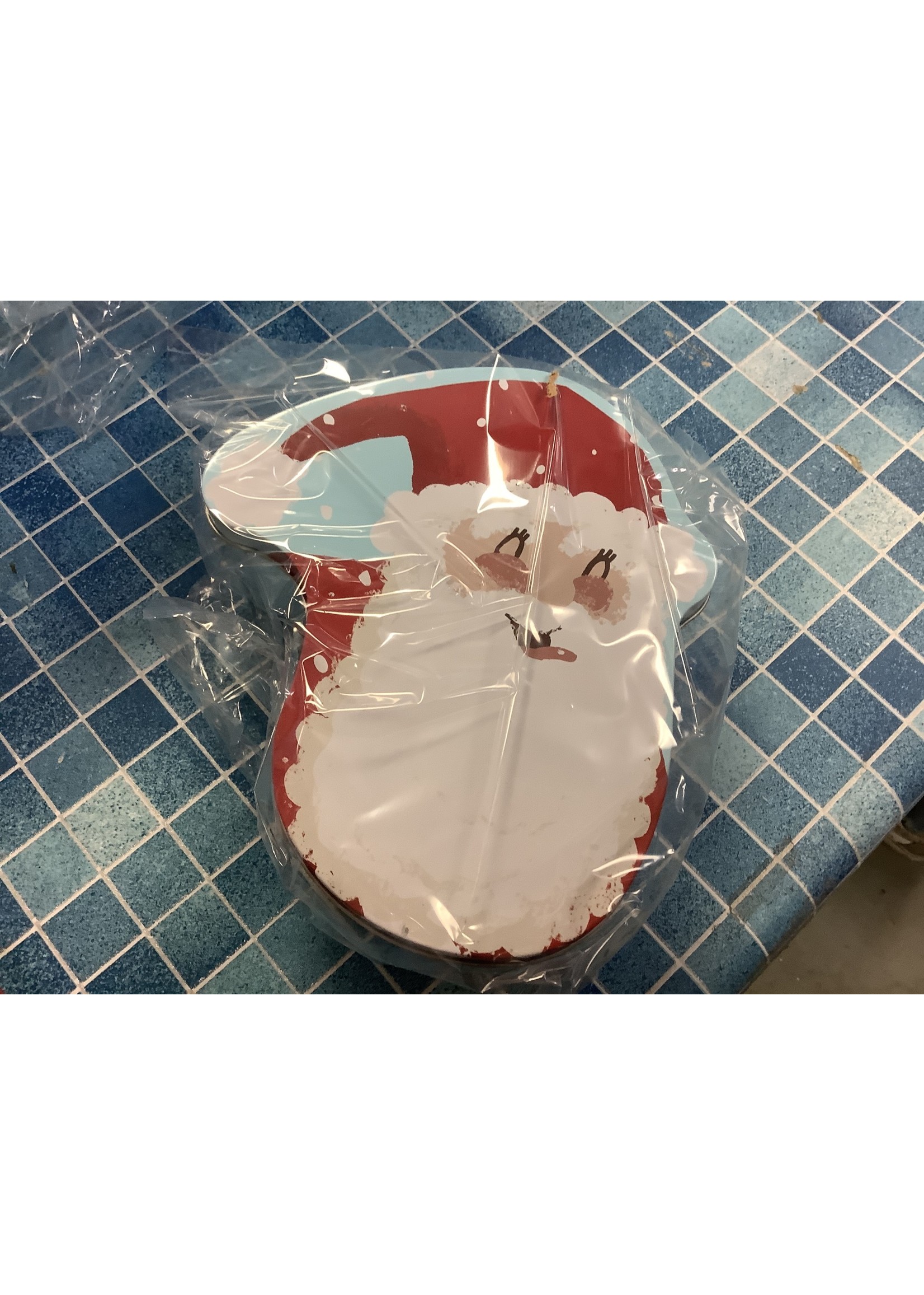 Santa tin box