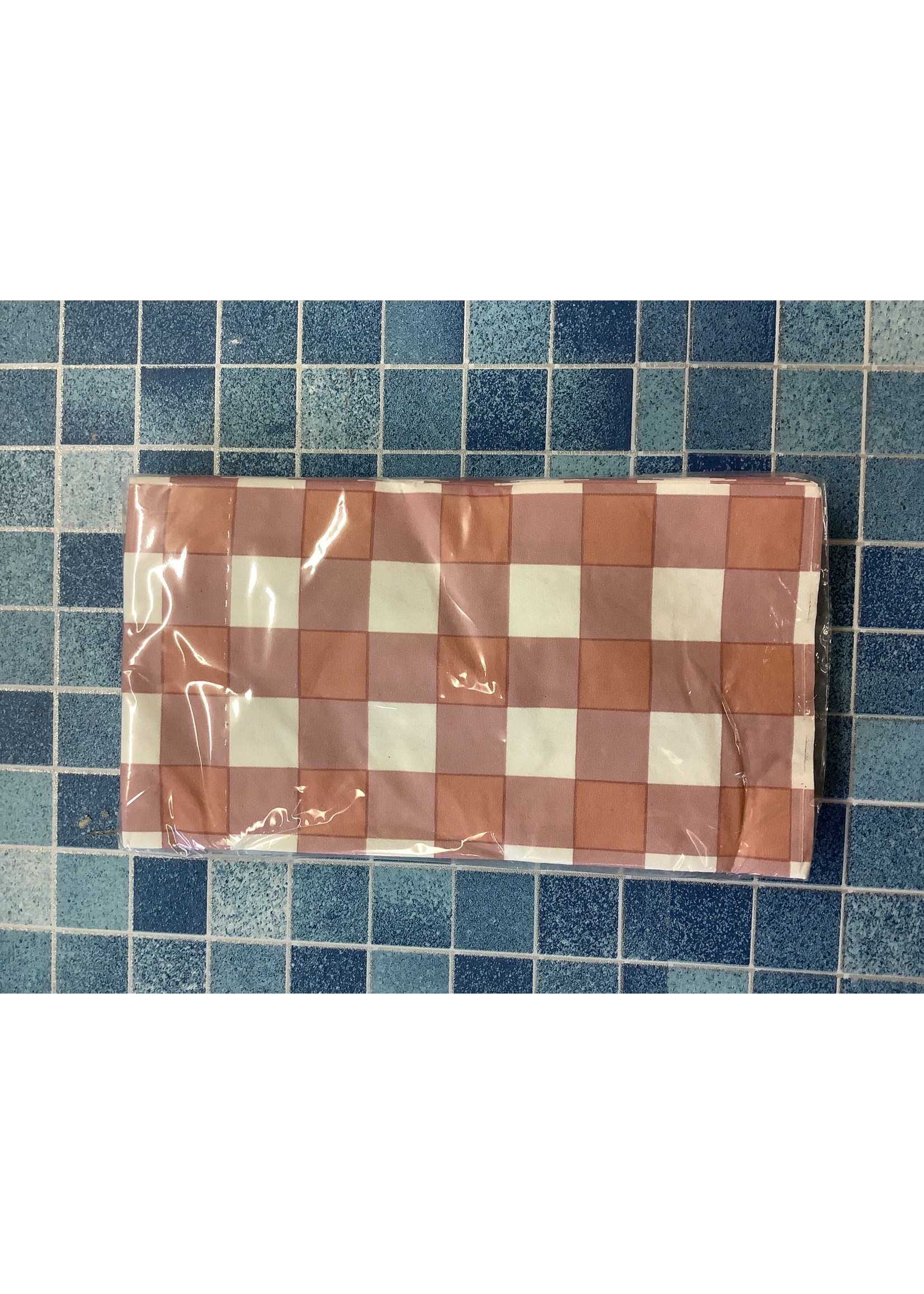 3 Ply Red Checkered Napkin 16 count