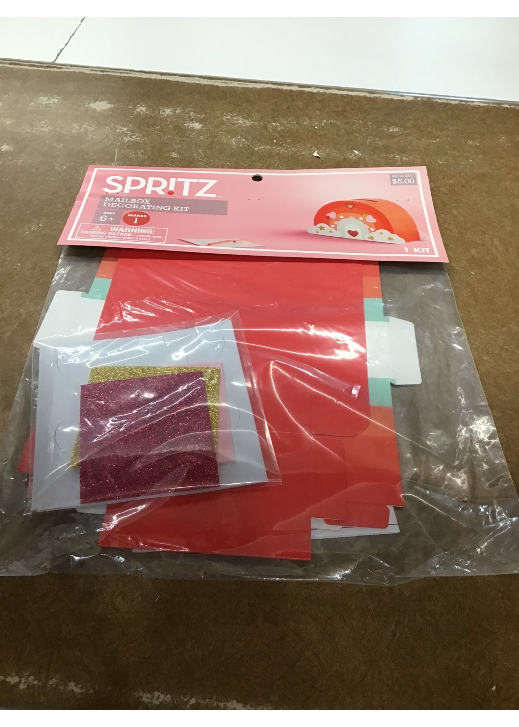 spritz mailbox decorating kit rainbow