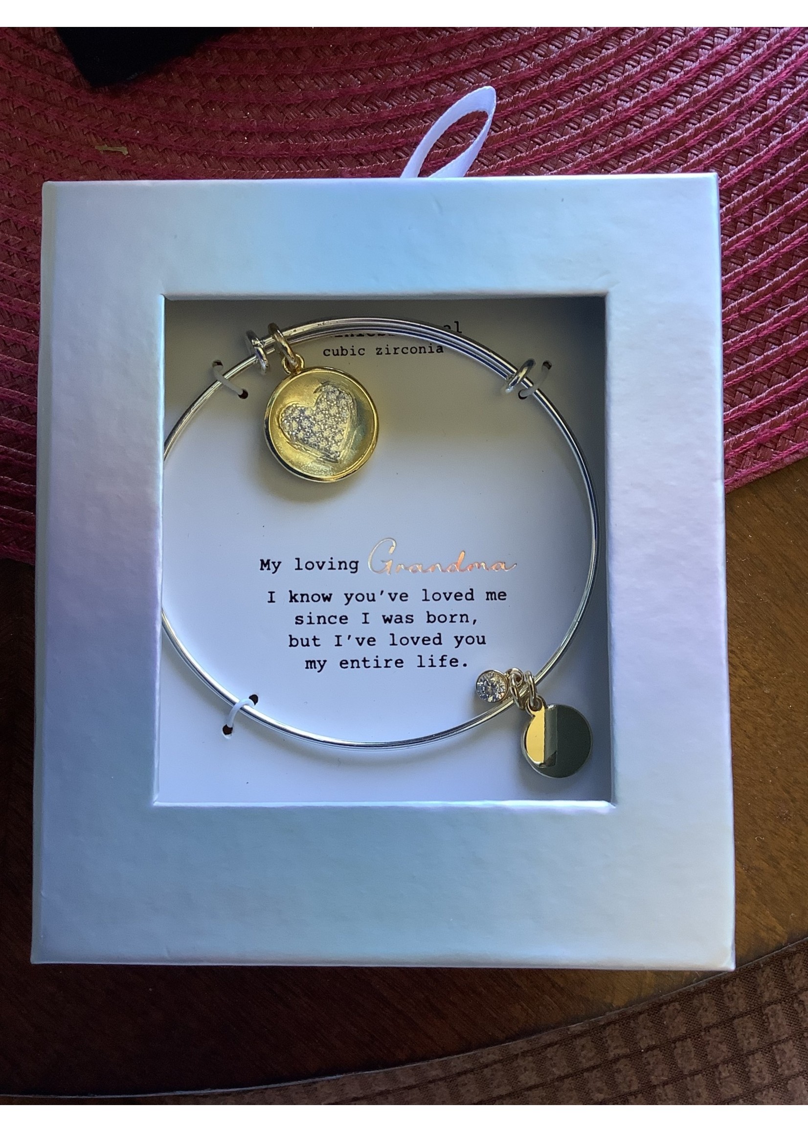 Grandma Bracelet - Stainless Steel Cubic Zirconia