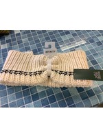 Women's Striped Knit Cowl - Wild Fable Cream