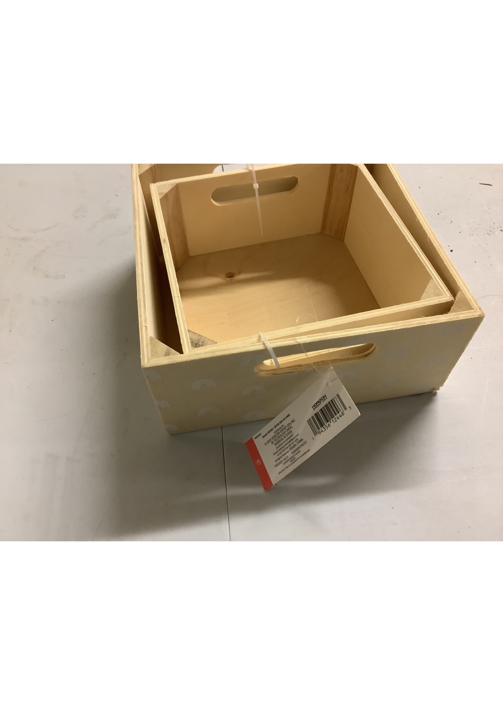 Wooden Nesting Storage